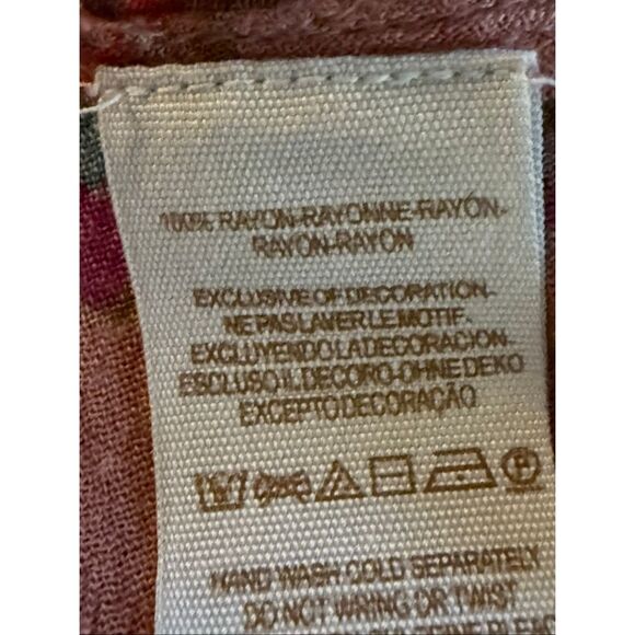 Free People Floral Crochet Inset Tunic Dress”SZ SP - Picture 12 of 14